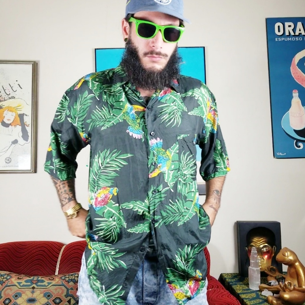 Vintage Toucan Shirt XL